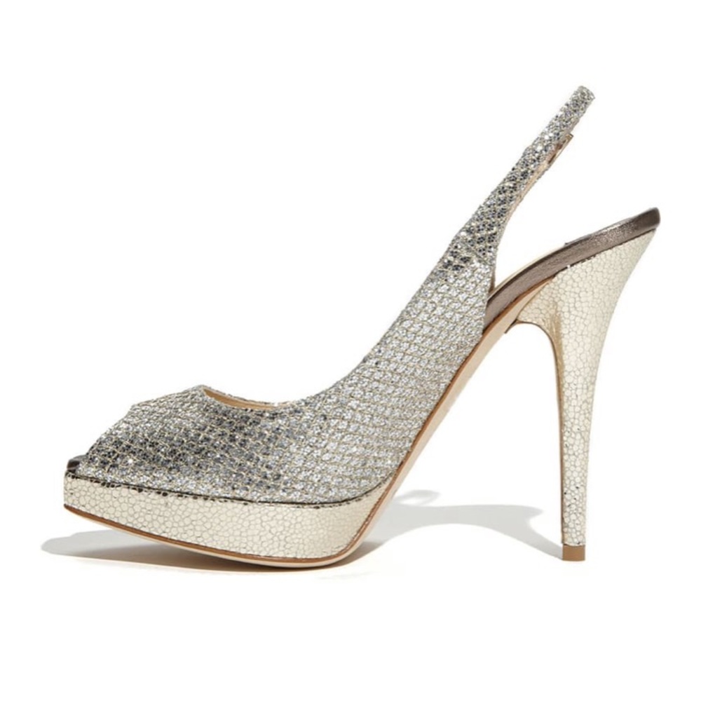 EUC! Jimmy Choo Clue in Champagne with Box